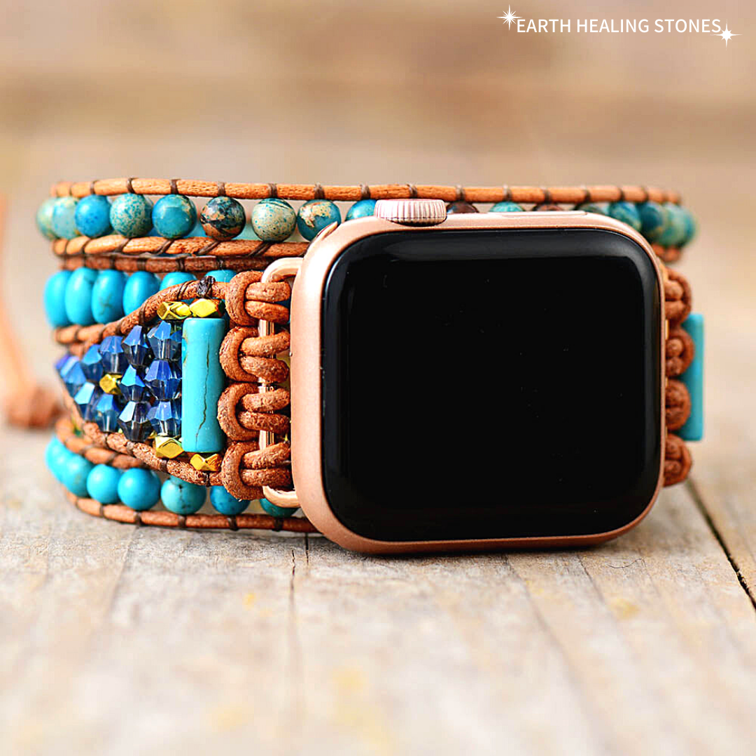 Native beaded apple online watch band