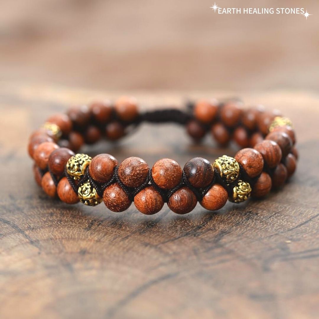 Peaceful Woven Sandalwood Bracelet