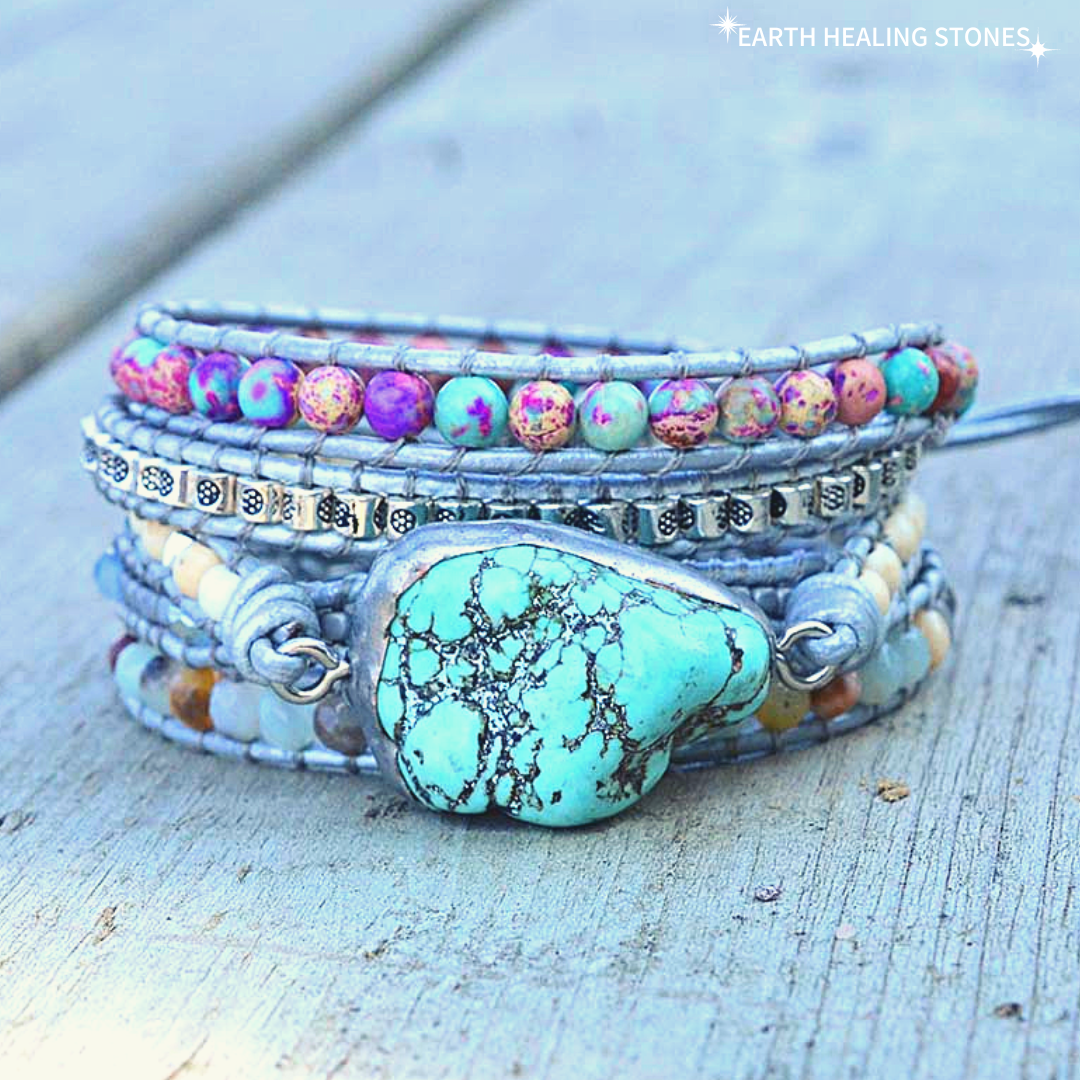 The Turquoise Protection Wrap Bracelet