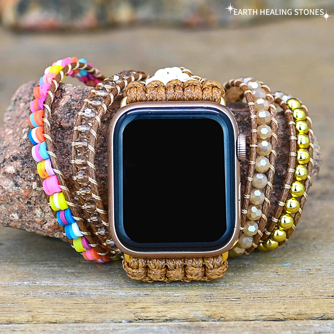 Vegan Radiant Goddess Apple Watch Strap