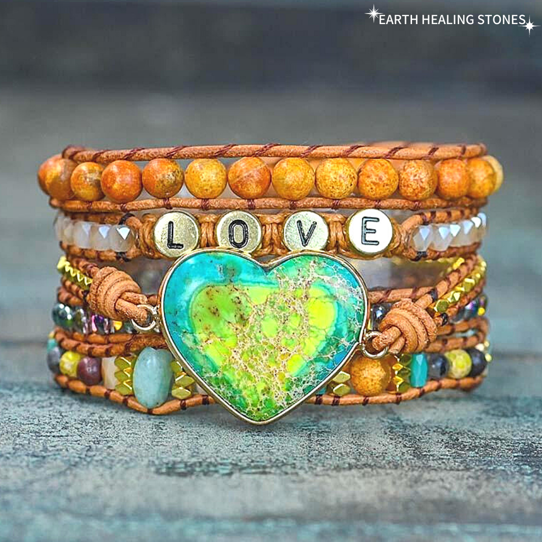 Emperor Jasper Love Bracelet