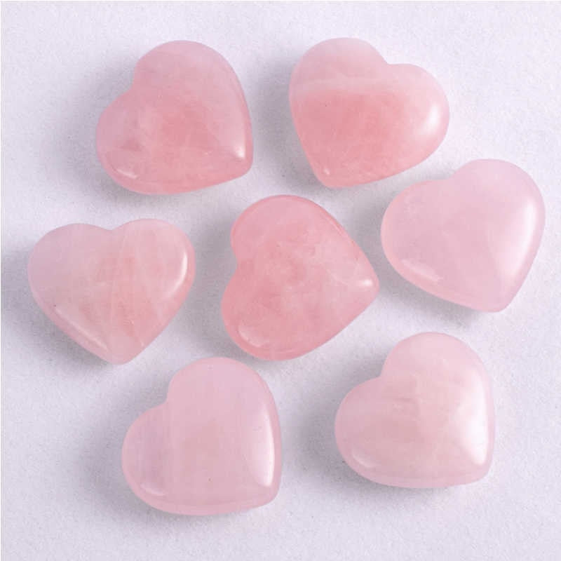 Heart Shaped Natural Rose Quartz