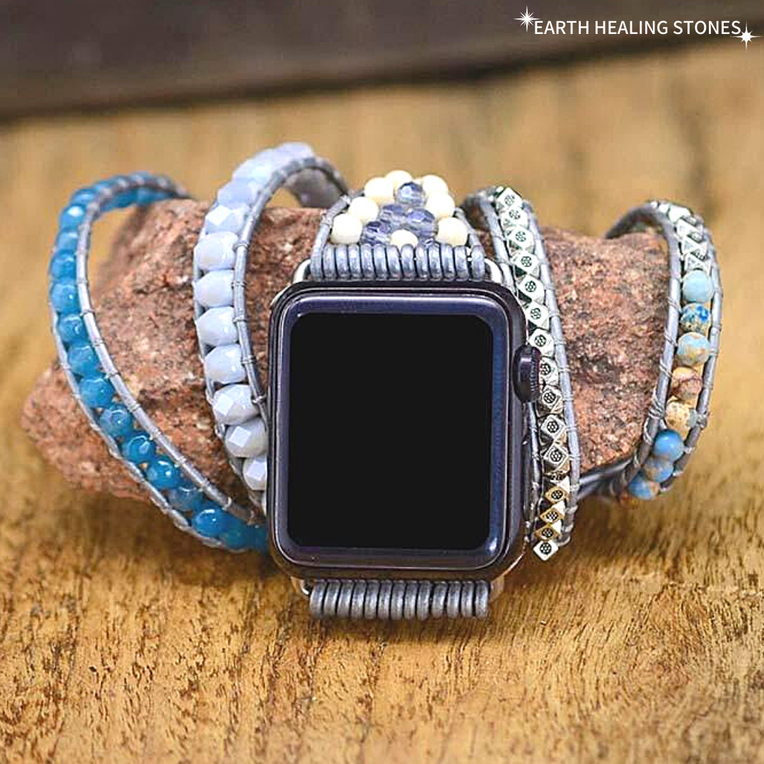 Healing Aura Topaz Apple Watch Strap