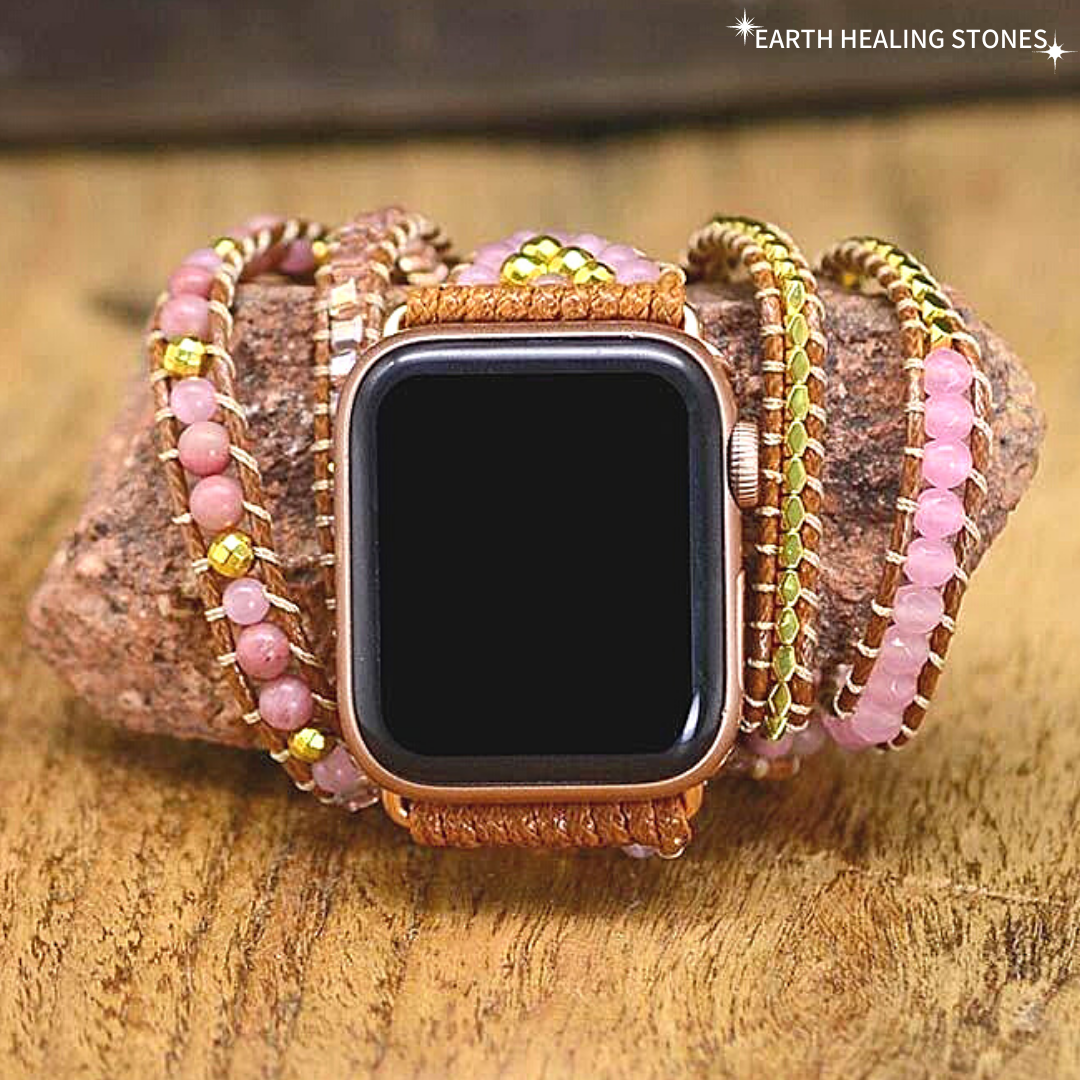 Loving Rose Quartz Apple Watch Strap