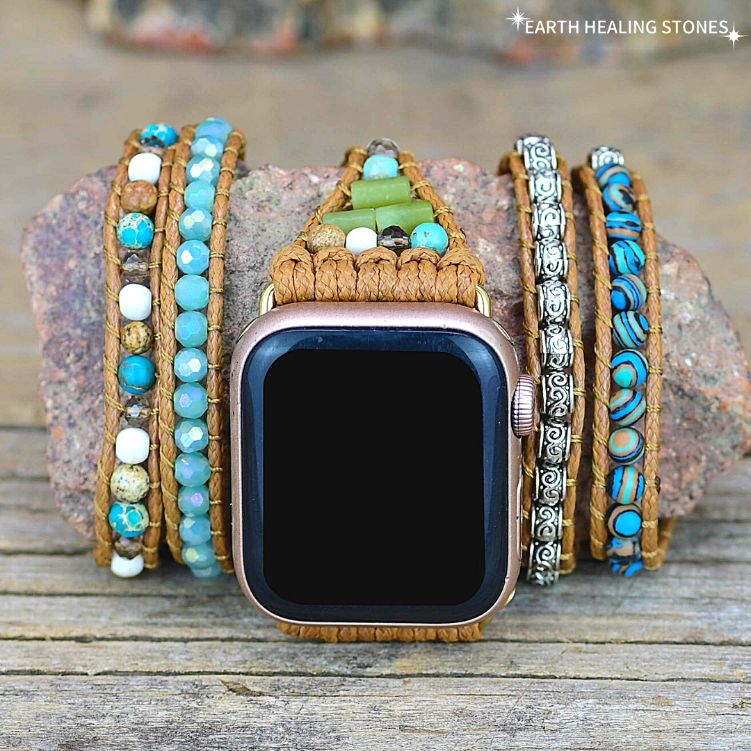 Grounding Ocean Jasper Apple Watch Strap
