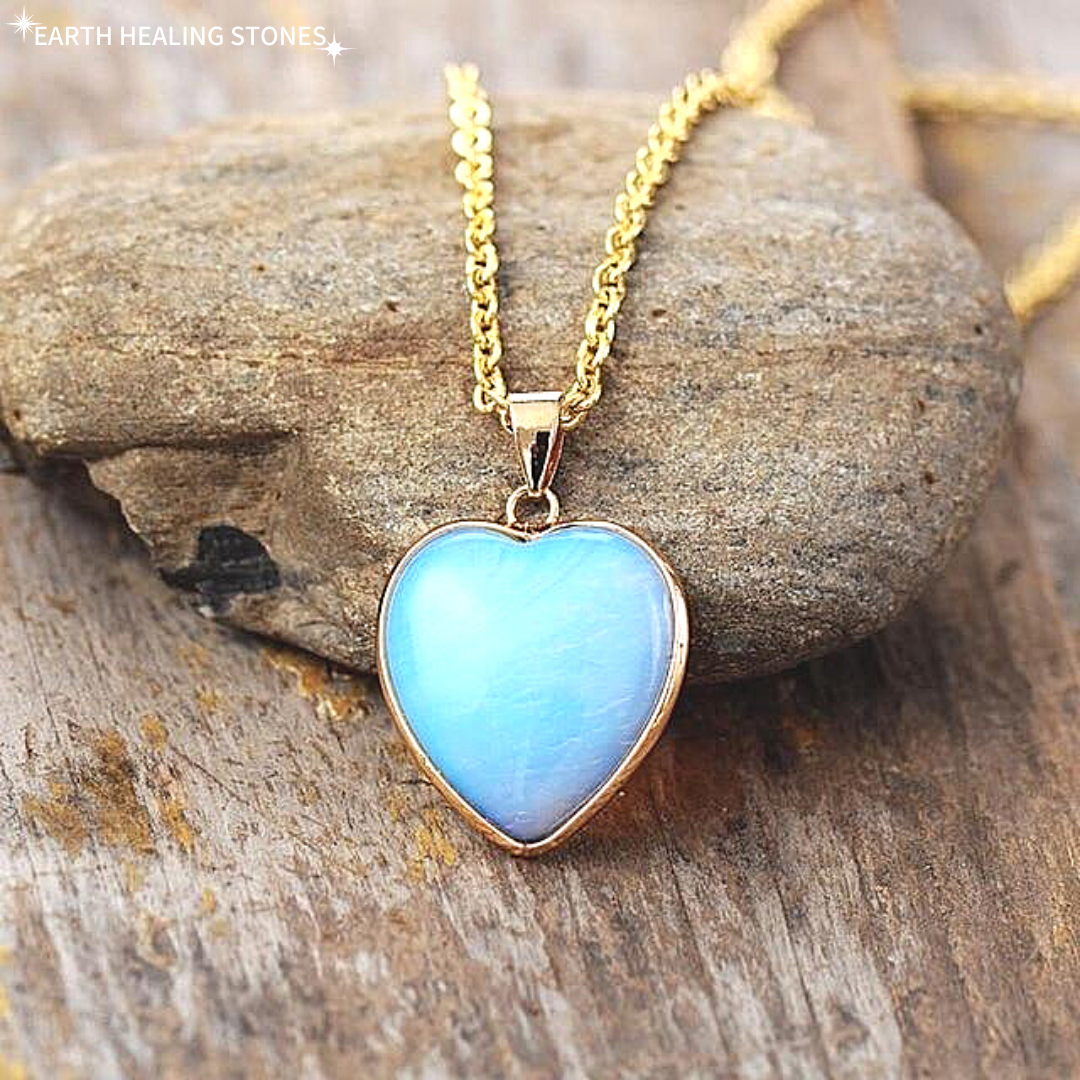 Peaceful Heart Opal Necklace