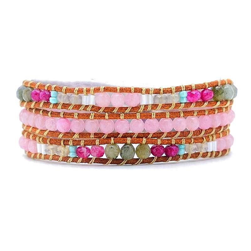 Rose Quartz Wrap Bracelet