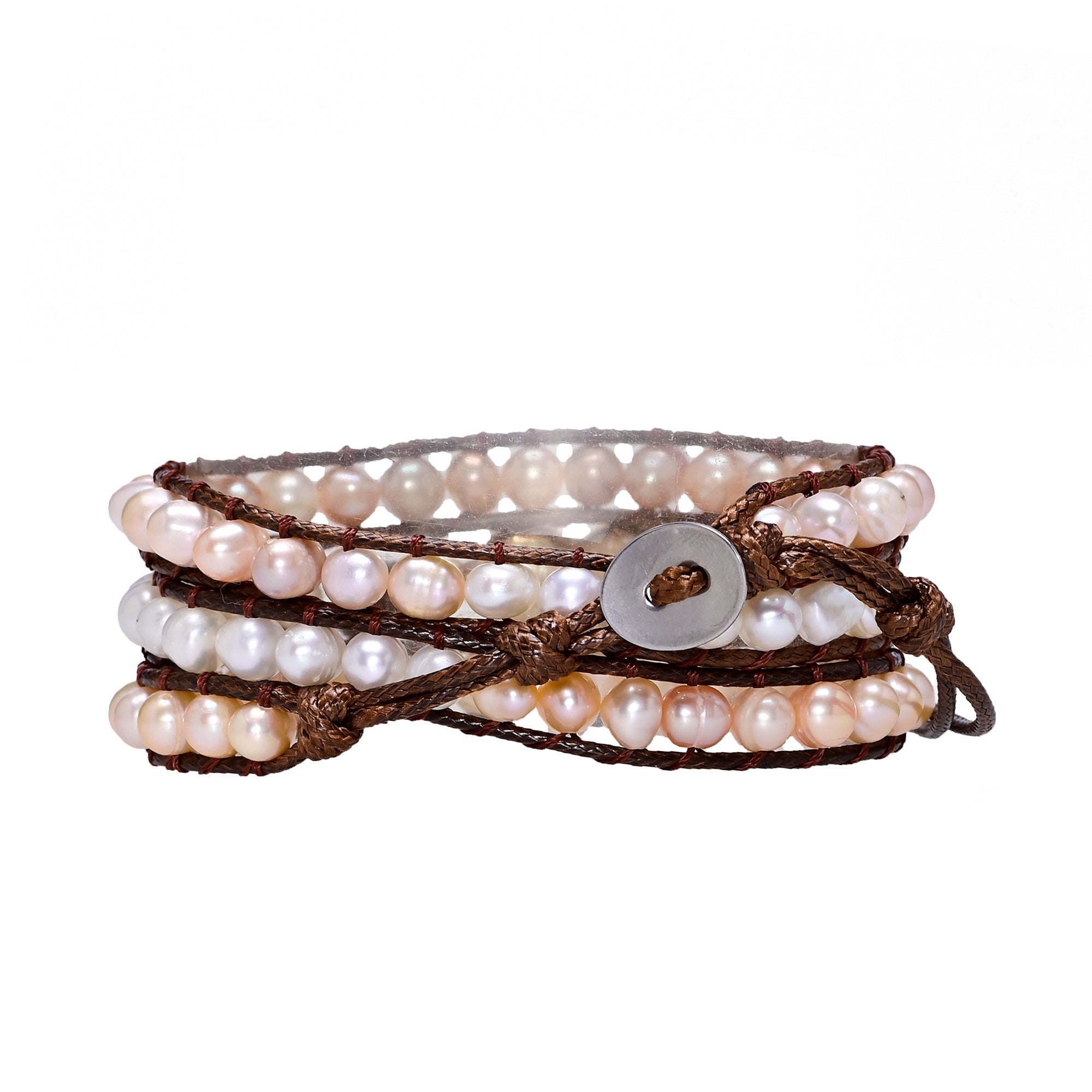 Elegant Pearl Wrap Bracelet