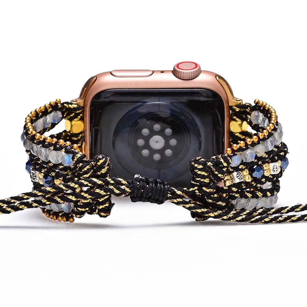 Adjustable Labradorite Apple Watch Strap