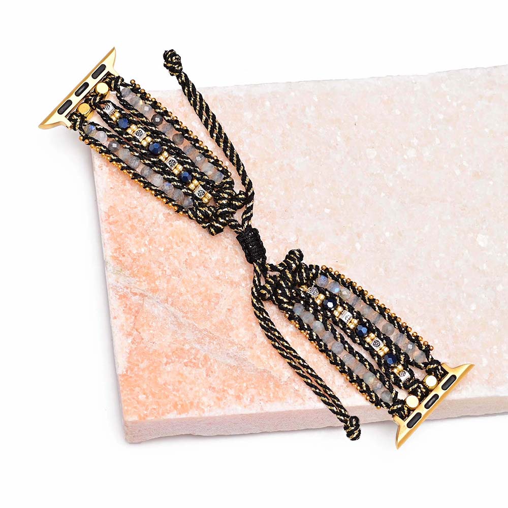 Adjustable Labradorite Apple Watch Strap