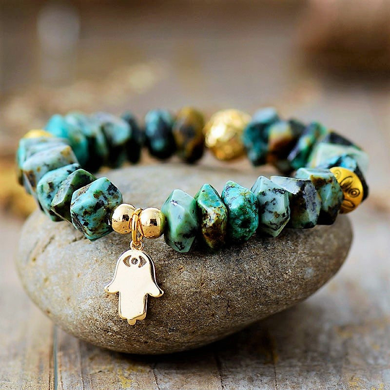 Natural Stone Charm Bracelet (3 Styles)