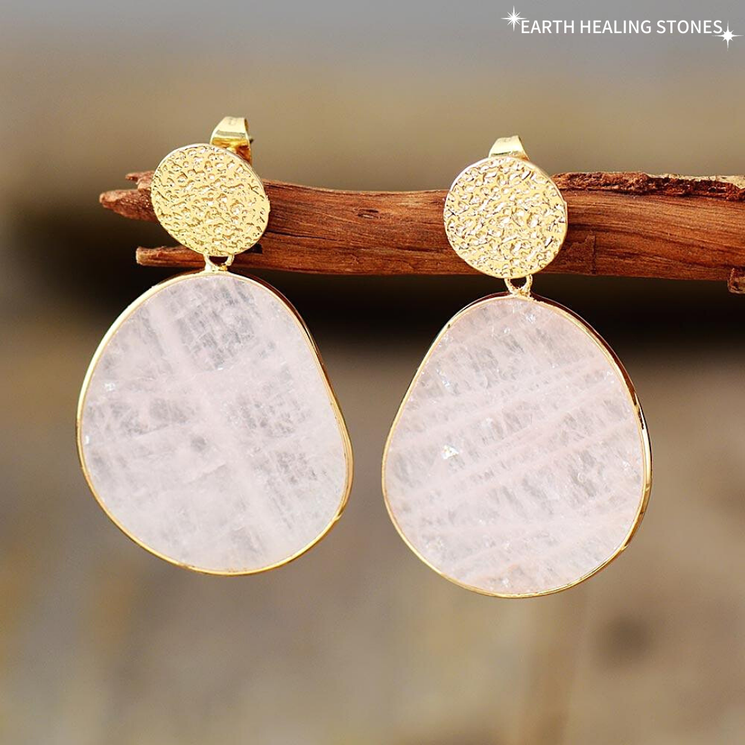 Sweet Rose Quartz Earrings