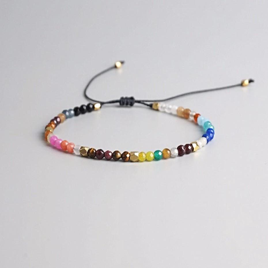 Full Circle Chakra Adjustable Bracelet