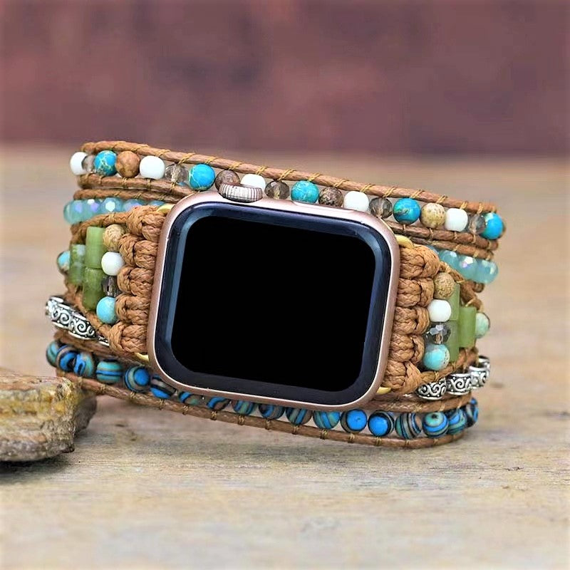 Grounding Ocean Jasper Apple Watch Strap