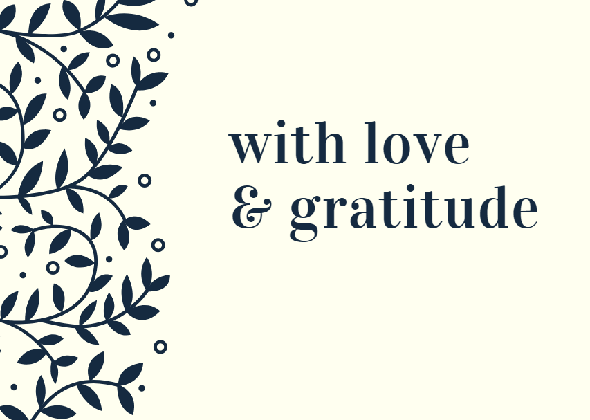 With Love & Gratitude Gift Card