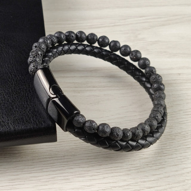 Natural Stone Magnetic Bracelet