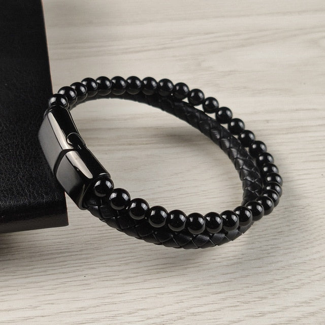 Natural Stone Magnetic Bracelet