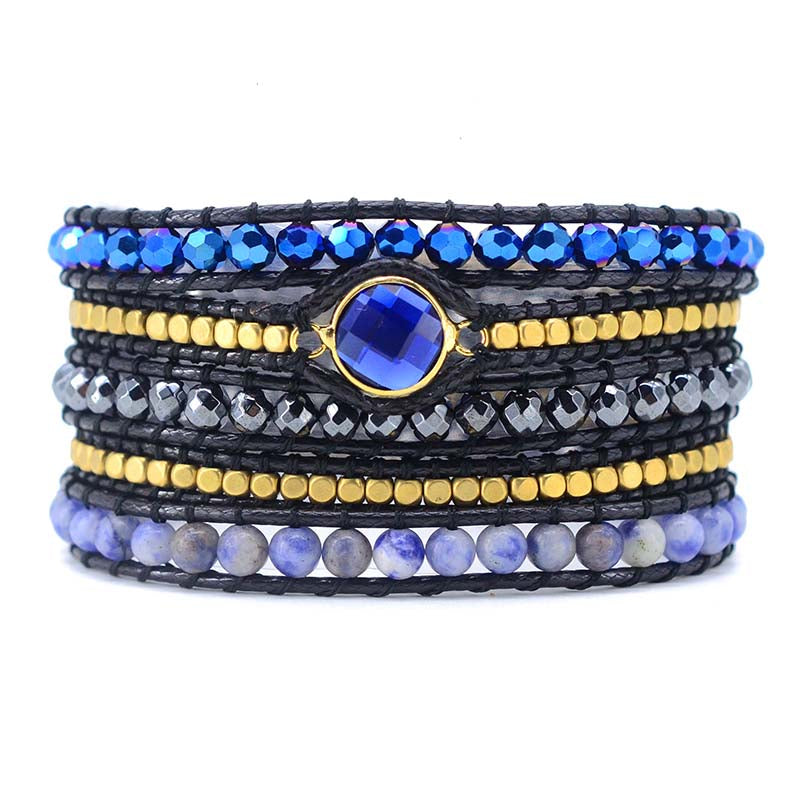 Nirvana Sodalite Vegan Wrap Bracelet