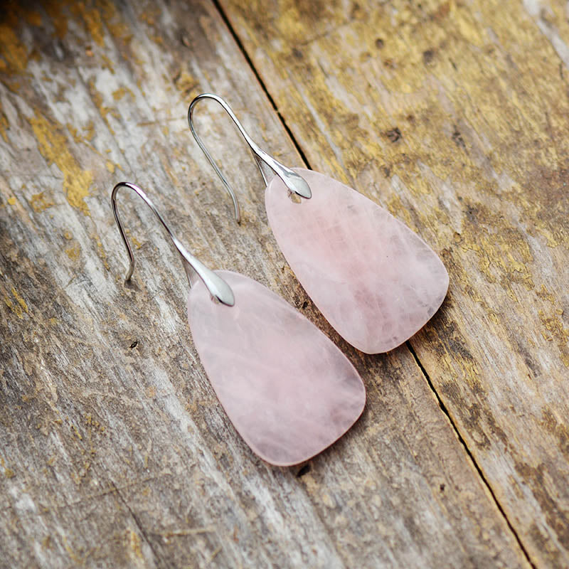 Rose Quartz Earrings