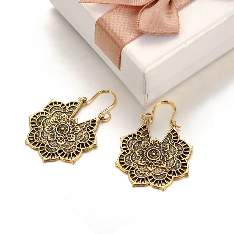 Boho Flower Earrings
