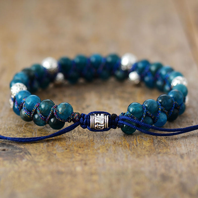 Ajna Woven Apatite Bracelet