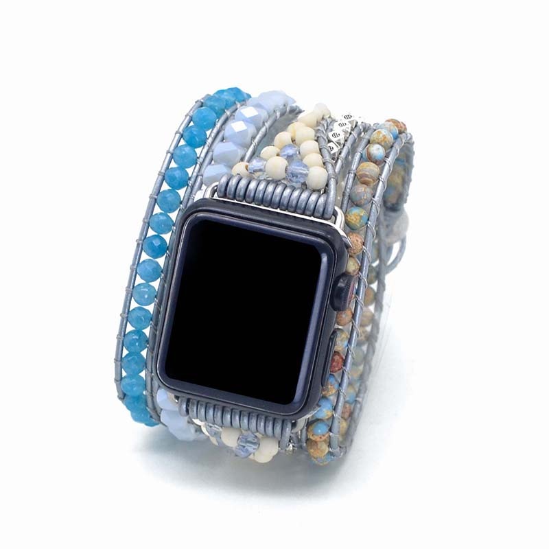 Healing Aura Topaz Apple Watch Strap