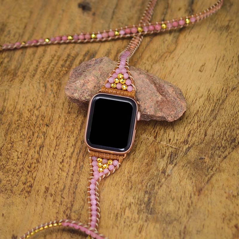 Loving Rose Quartz Apple Watch Strap