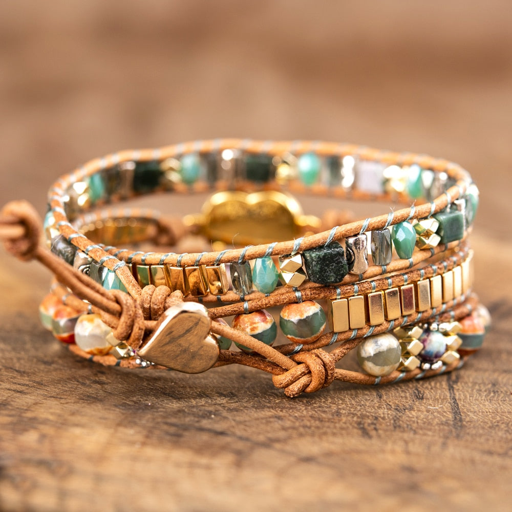 Prosperity Gold Opal Bracelet