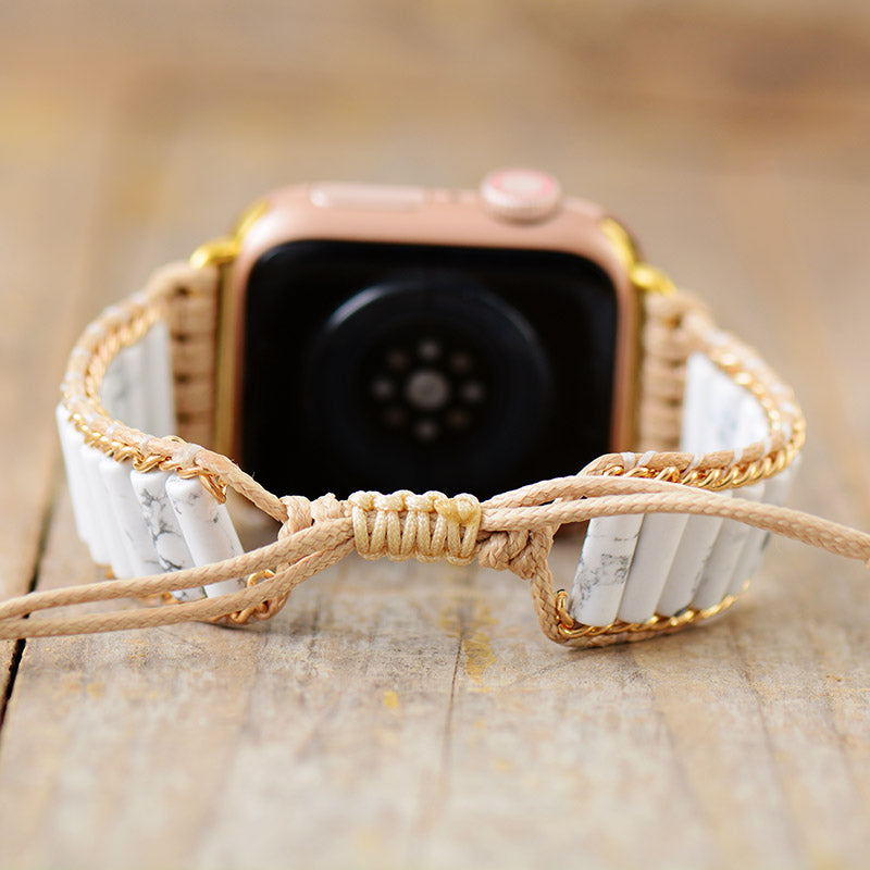 Peaceful Howlite Apple Watch Strap