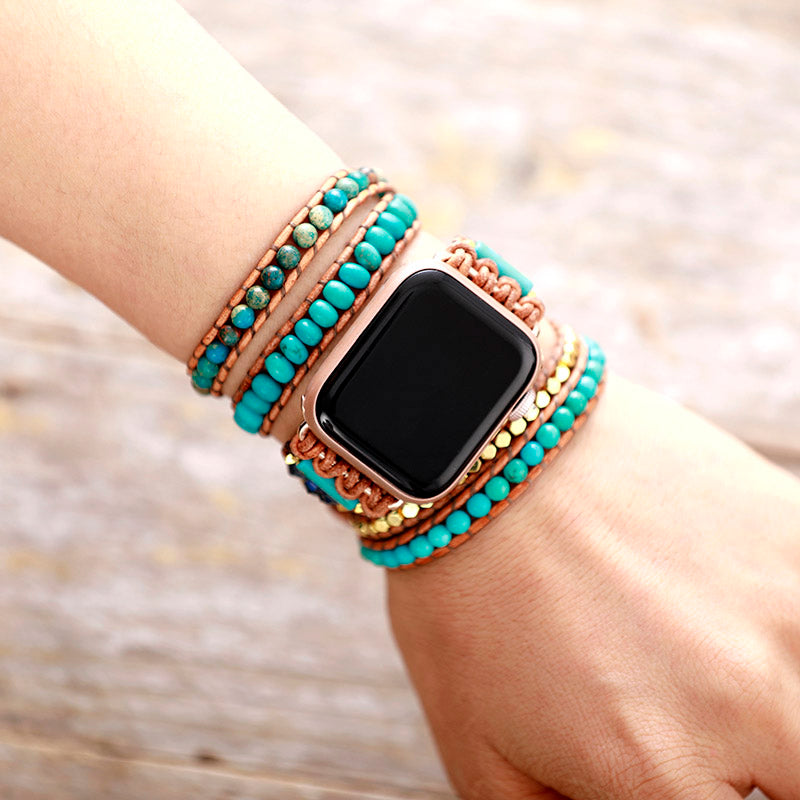 Free Spirit Turquoise Apple Watch Strap