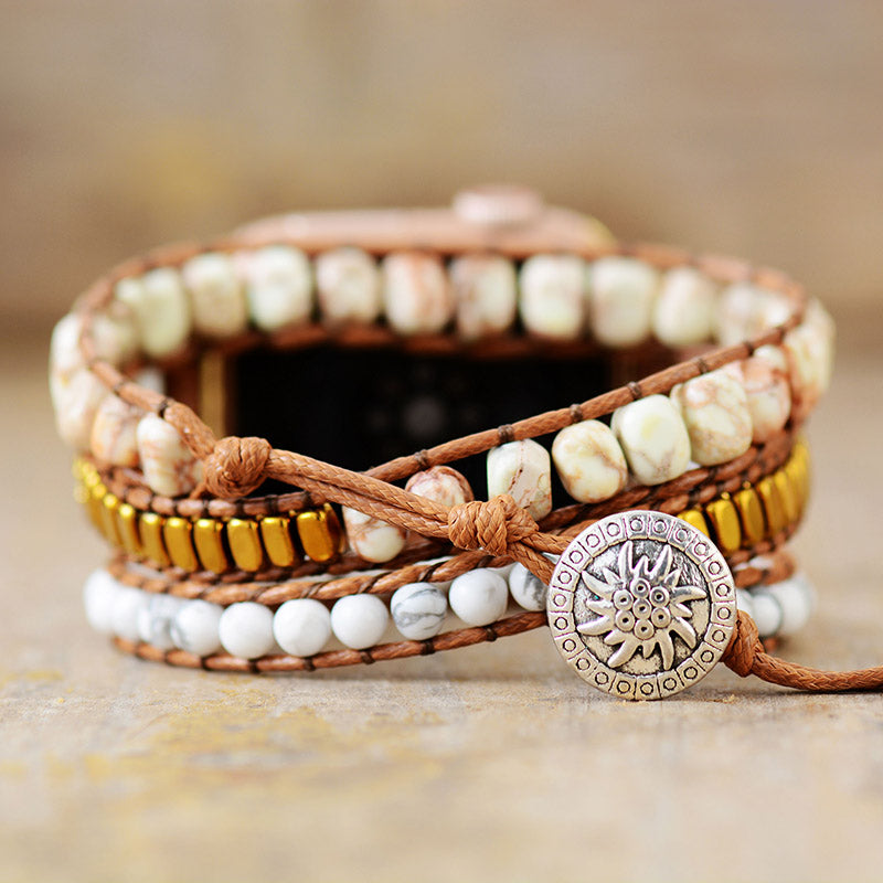 Heavenly Howlite Apple Watch Strap