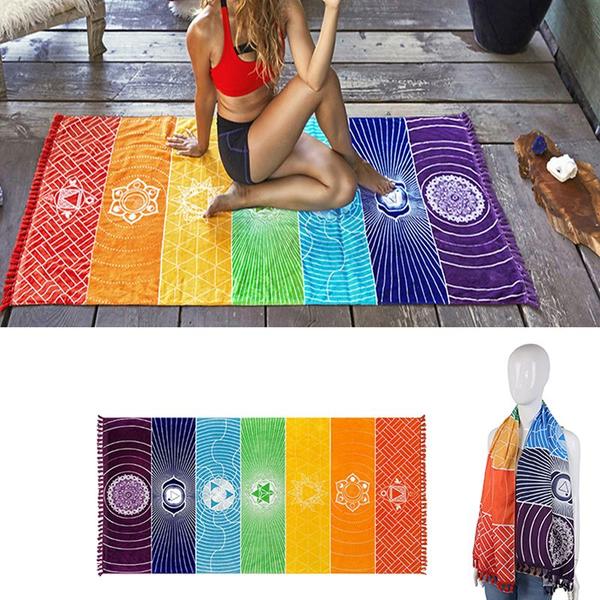Bohemian 7 Chakra Meditation Tapestry