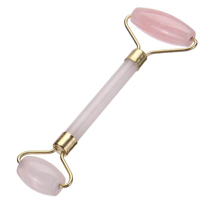 Dual Rose Quartz Facial Roller