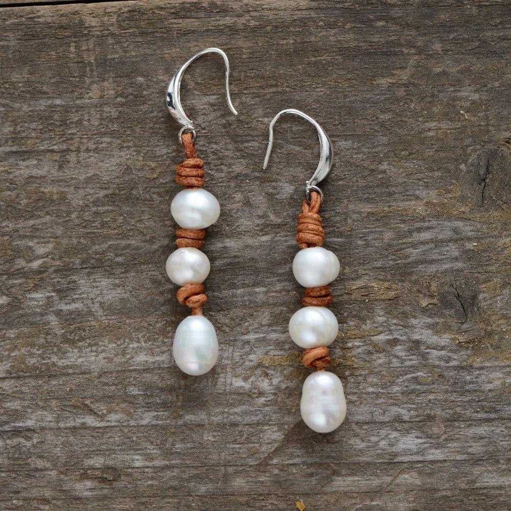 Handmade Freshwater Pearl Earrings