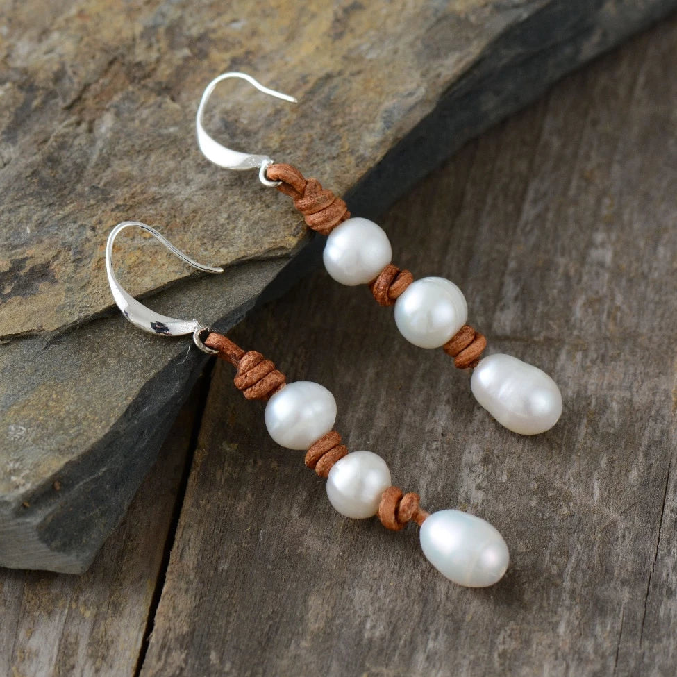 Handmade Freshwater Pearl Earrings