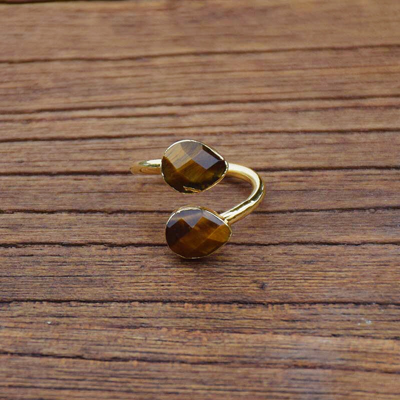 Gold Tiger&#39;s Eye Ring