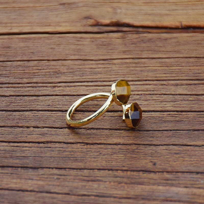 Gold Tiger&#39;s Eye Ring
