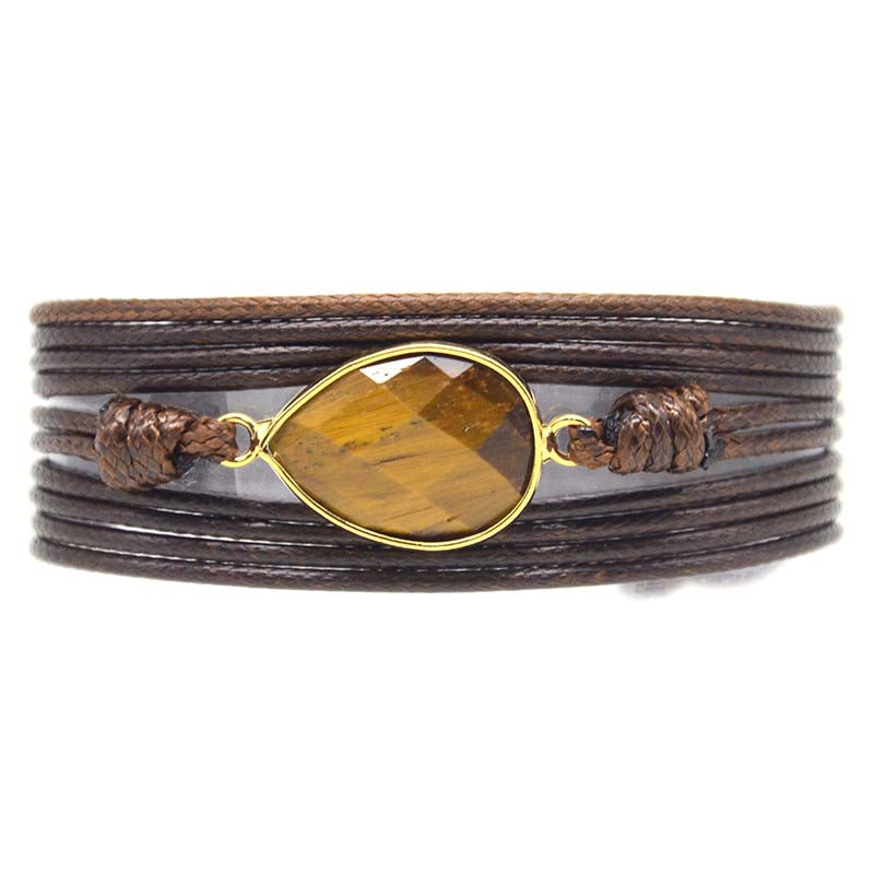 Courageous Tiger's Eye Wrap Bracelet