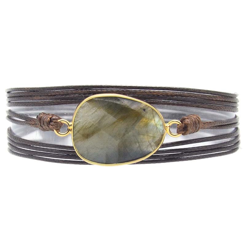 Intuitive Labradorite Wrap Bracelet