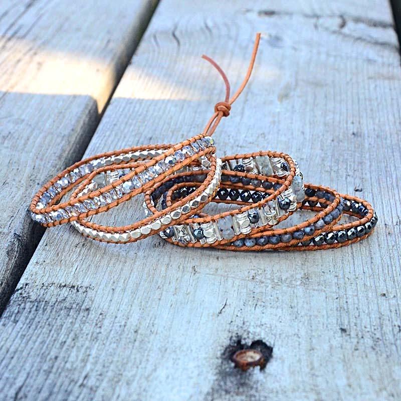 Confident Labradorite Wrap Bracelet