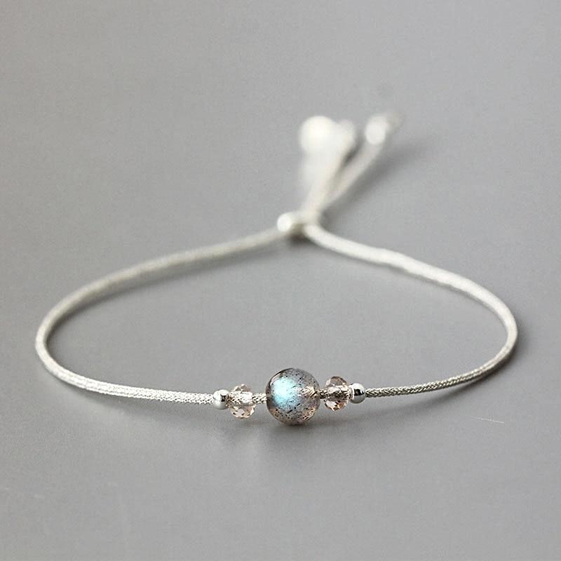 Moonstone Rope Bracelet