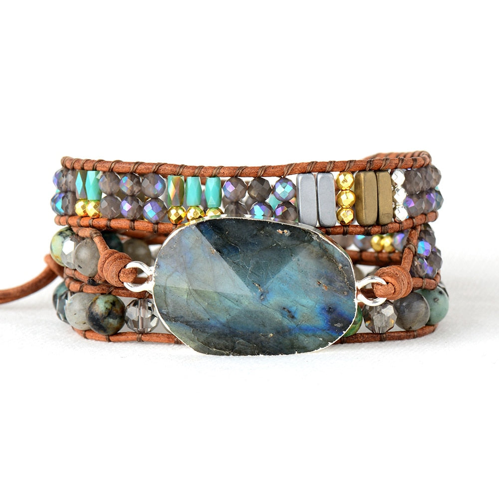 Positive Vibes Labradorite Bracelet