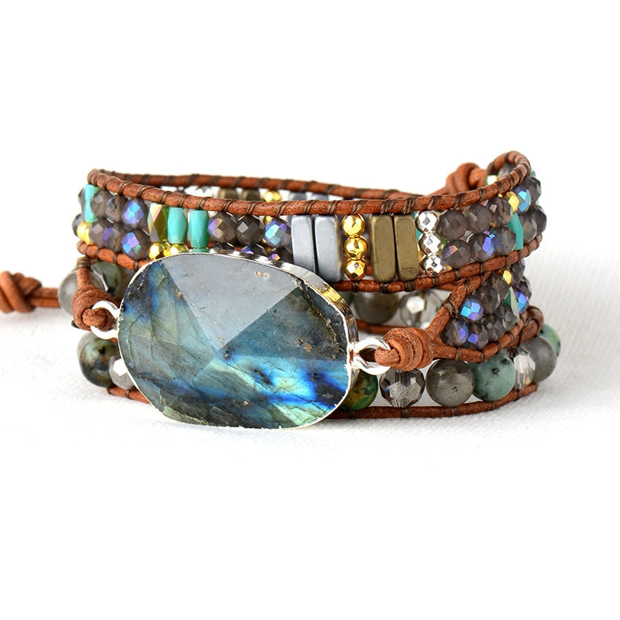 Positive Vibes Labradorite Bracelet