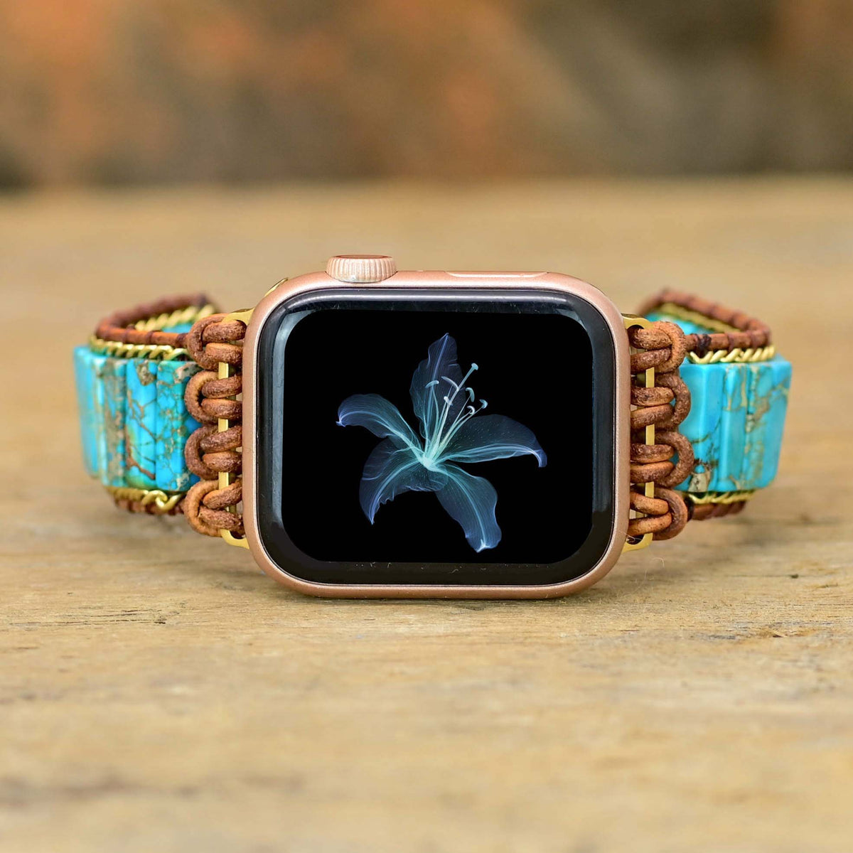 Protection Turquoise Apple Watch Strap