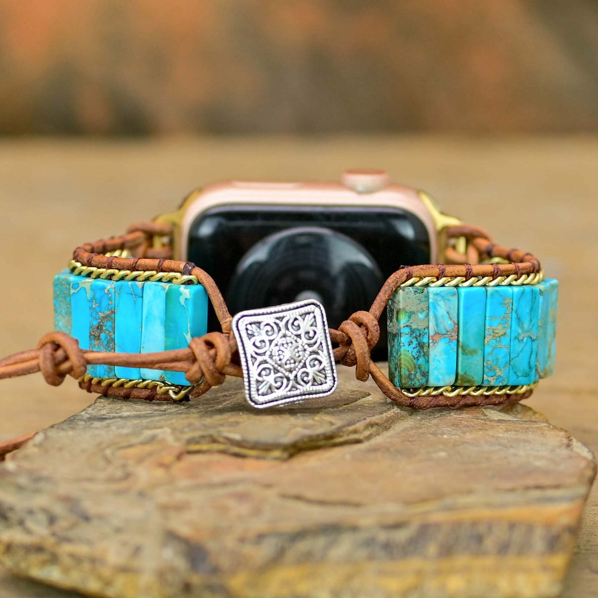 Protection Turquoise Apple Watch Strap